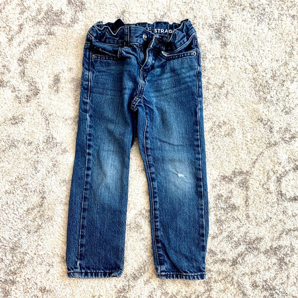 Straight Leg Denim Jean